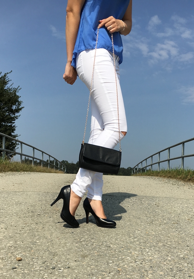 Knee Cut Jeans - sommerliches Outfit - Streetstyle Mode - Fashionladyloves by Tamara Wagner - Fashionblog