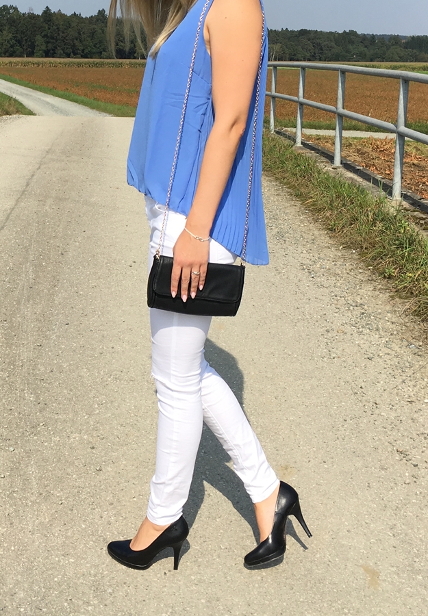 Knee Cut Jeans - sommerliches Outfit - Streetstyle Mode - Fashionladyloves by Tamara Wagner - Fashionblog