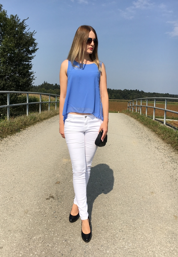 Knee Cut Jeans - sommerliches Outfit - Streetstyle Mode - Fashionladyloves by Tamara Wagner - Fashionblog