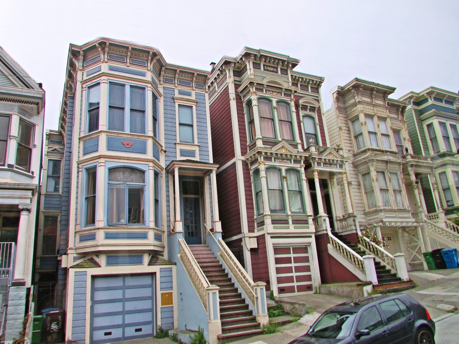 San Francisco - Viktorianische Häuser in der Lombard Street - USA Rundreise - Roadtrip - Reisebericht - Travel Diary - Fashionladyloves