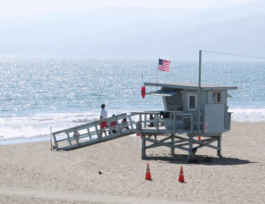 USA Rundreise - Amerika Westküste - Santa Monica - Strand Rettungsschwimmer - Fashionladyloves by Tamara Wagner