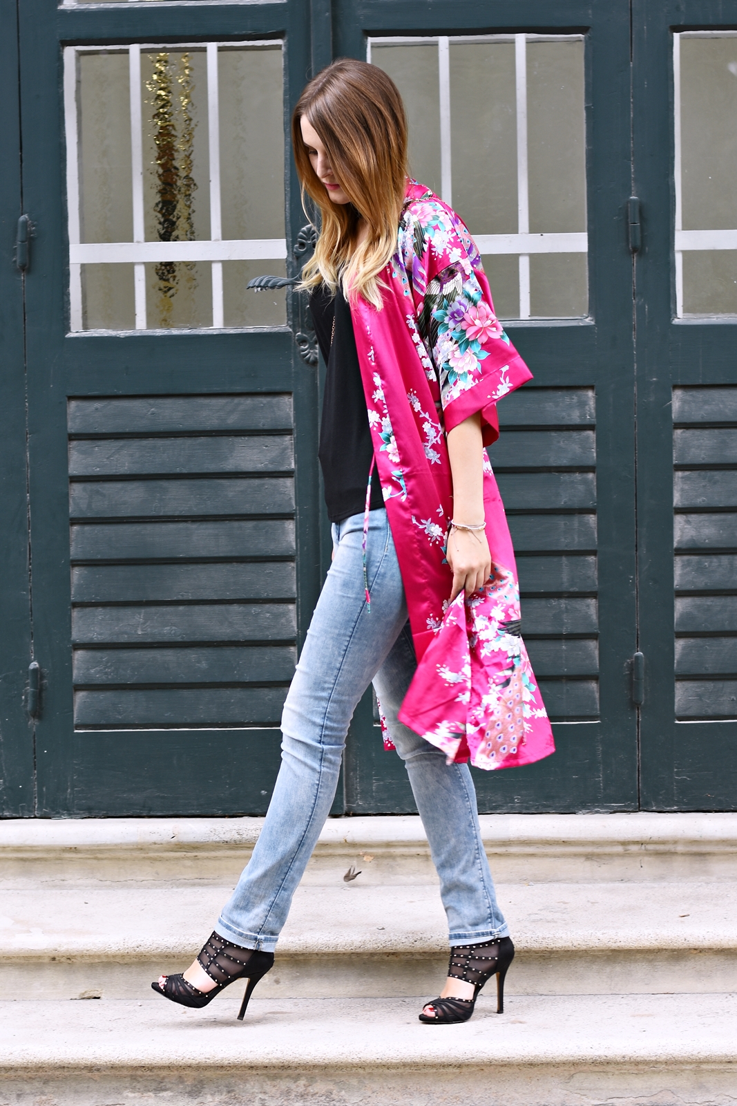 Der Kimono Trend - Summer Colors - sommerliche Farben - Streetstyle - Mode - Fashion - High Heels - Fashionladyloves by Tamara Wagner - Fashionblog