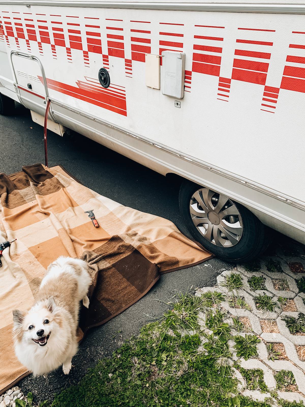 Wohnmobil Makeover - Altes Wohnmobil restaurieren - Womo Reparatur - Vintage Campervan Makeover - aus Alt mach Neu - Camper Renovierung - Camper Restaurierung - Wohnmobil abdichten - Wohnmobil Wasserschaden - Fashionladyloves by Tamara Wagner